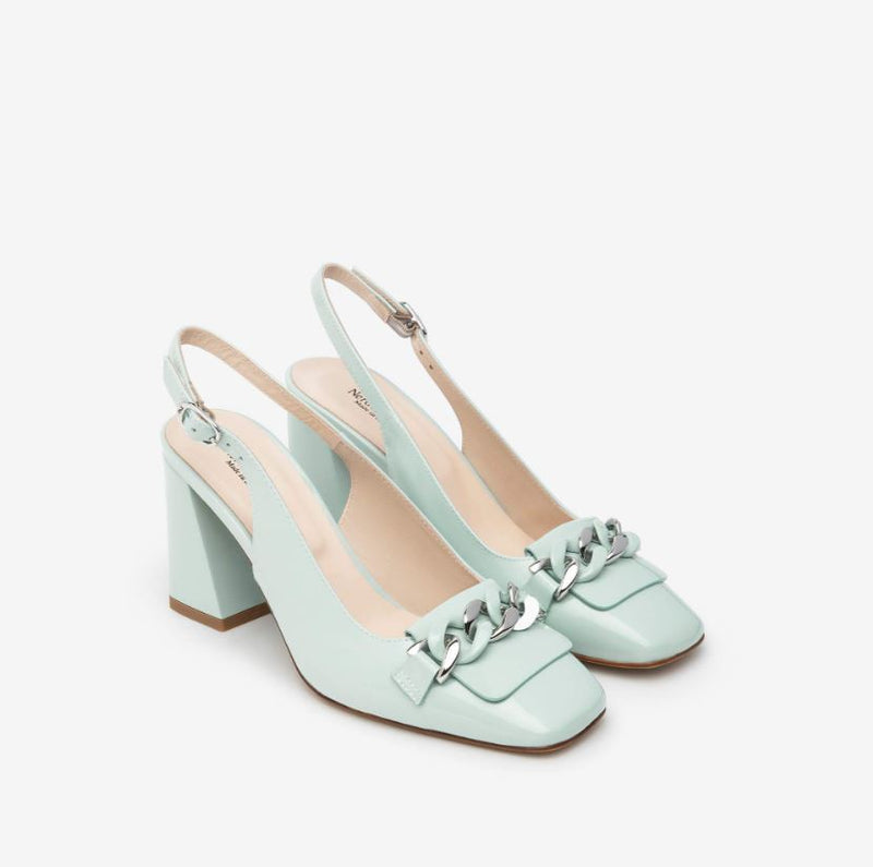 An image of the Nero Giardini Vernice Sling Back Shoe