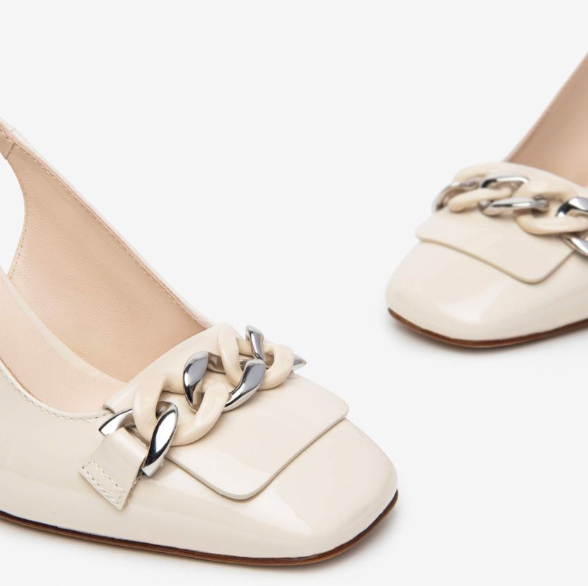 An image of the Nero Giardini Vernice Sling Back Shoe
