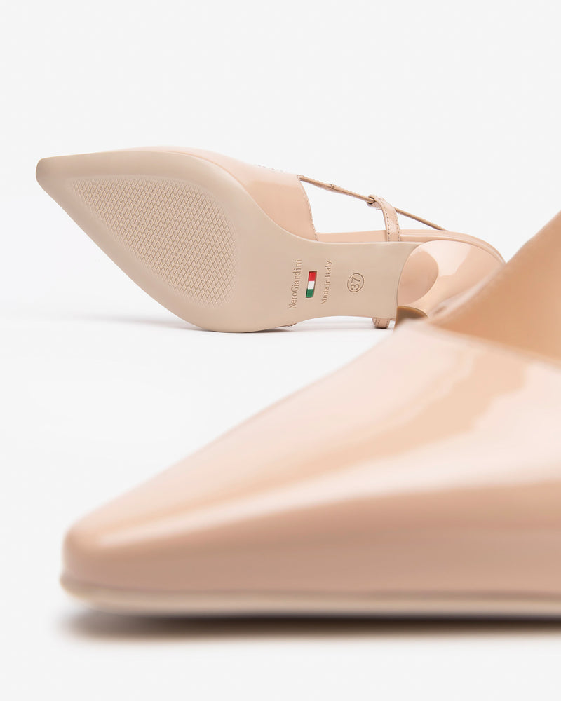 An image of the Nero Giardini Vernice Heeled Shoes