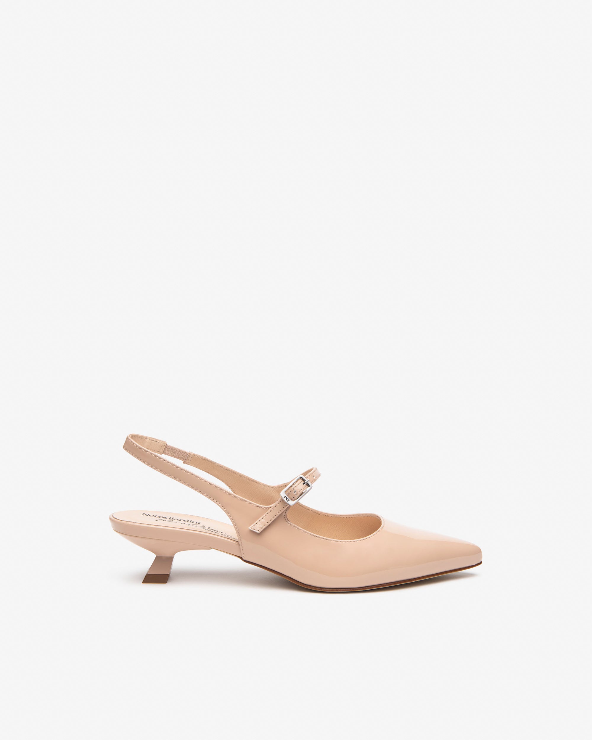 An image of the Nero Giardini Vernice Slingback Shoes