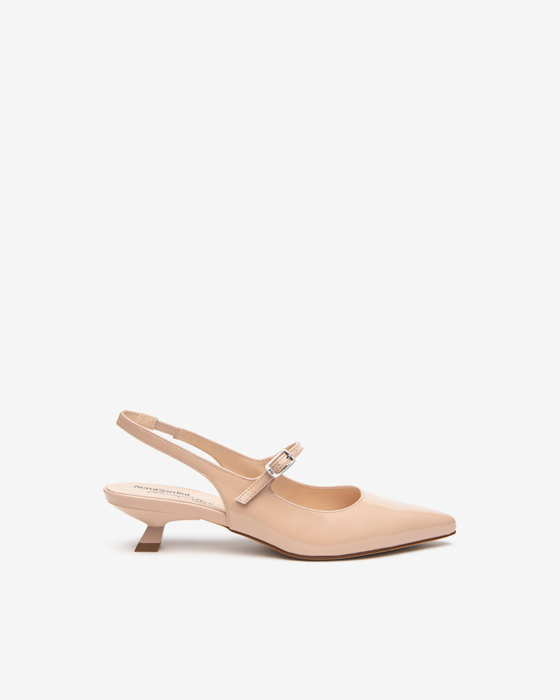 An image of the Nero Giardini Vernice Slingback Shoes