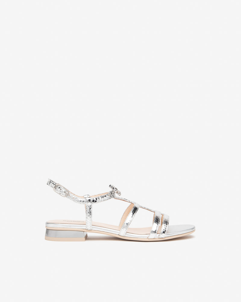 An image of the Nero Giardini Blade Argento Sandal