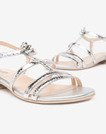 An image of the Nero Giardini Blade Argento Sandal