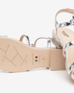 An image of the Nero Giardini Blade Argento Sandal