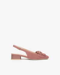 An image of the Nero Giardini Velour Heeled Sandal