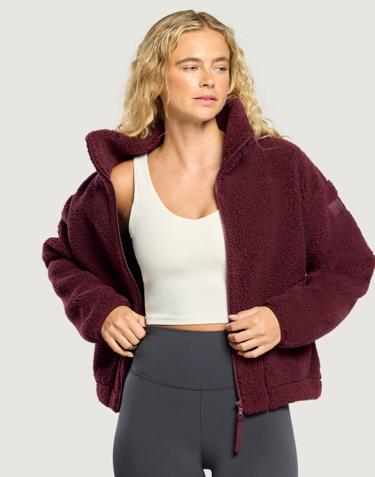 Industry Fleece High Collar Jacket