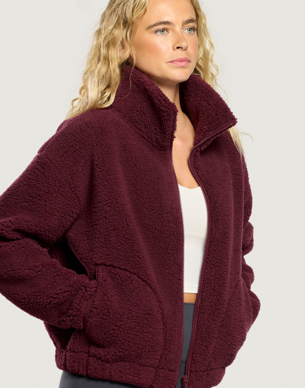 Industry Fleece High Collar Jacket