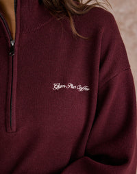 Knit Half Zip