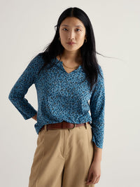 An image of the Seasalt 3/4 Kellow Top
