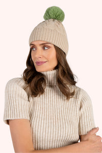 An image of the Powder Elise Bobble Hat