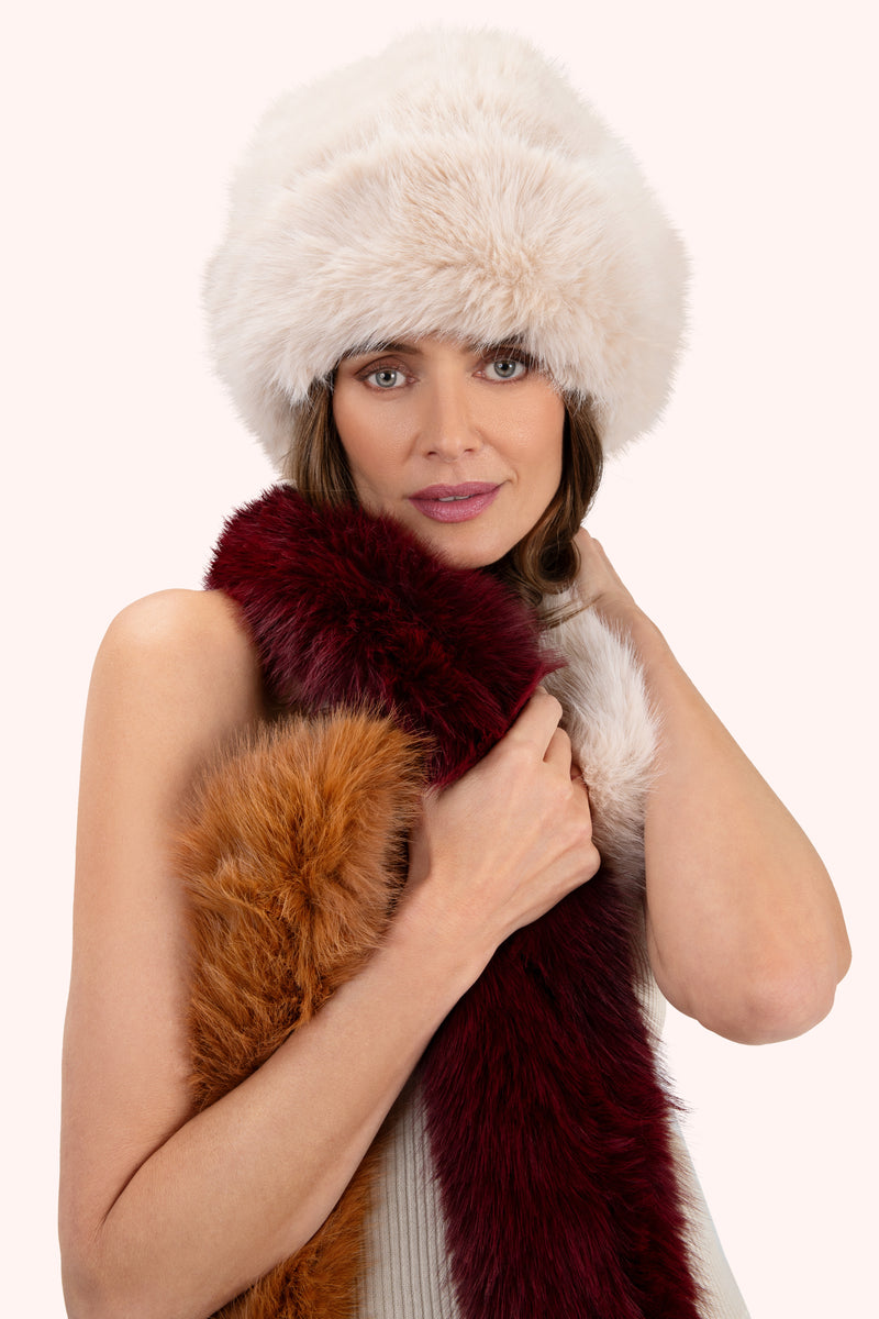 An image of the Powder Elsa Faux Fur Hat
