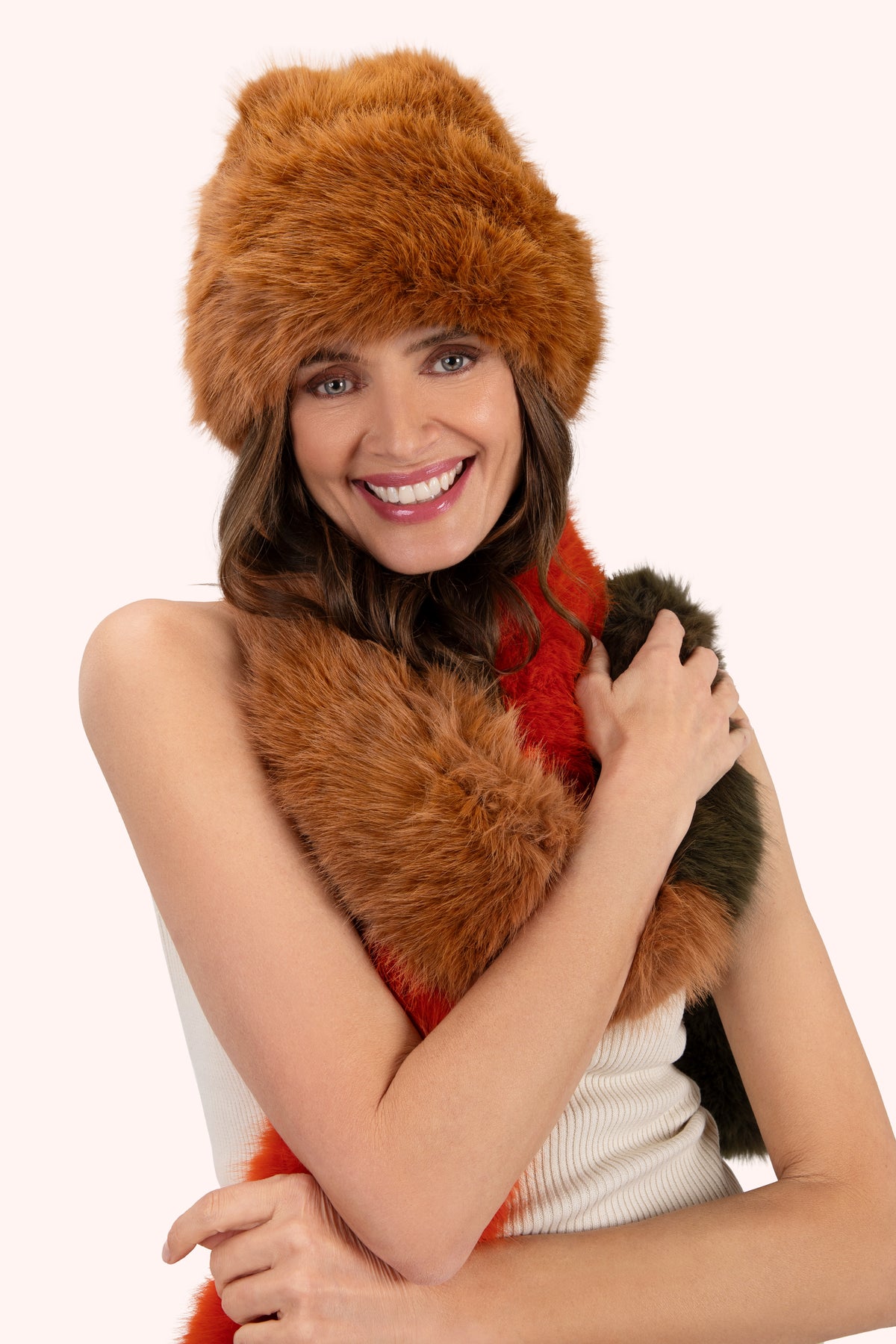 An image of the Powder Elsa Faux Fur Hat