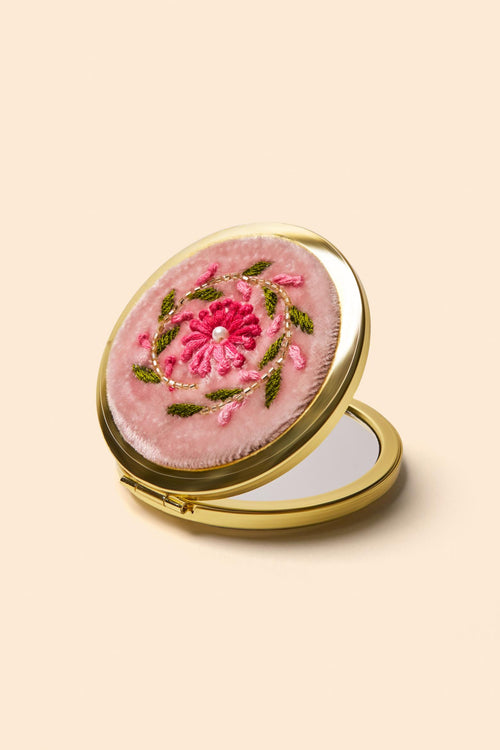 An image of the Powder Embroidered Mirror