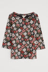 An image of the Seasalt Easel 3/4 Sleeve Top