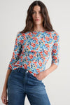 An image of the Seasalt Easel 3/4 Sleeve Top