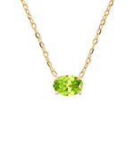 An image of the Edblad Misty Necklace Green Gold