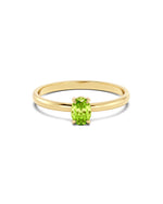 An image of the Edblad Misty Ring Green Gold