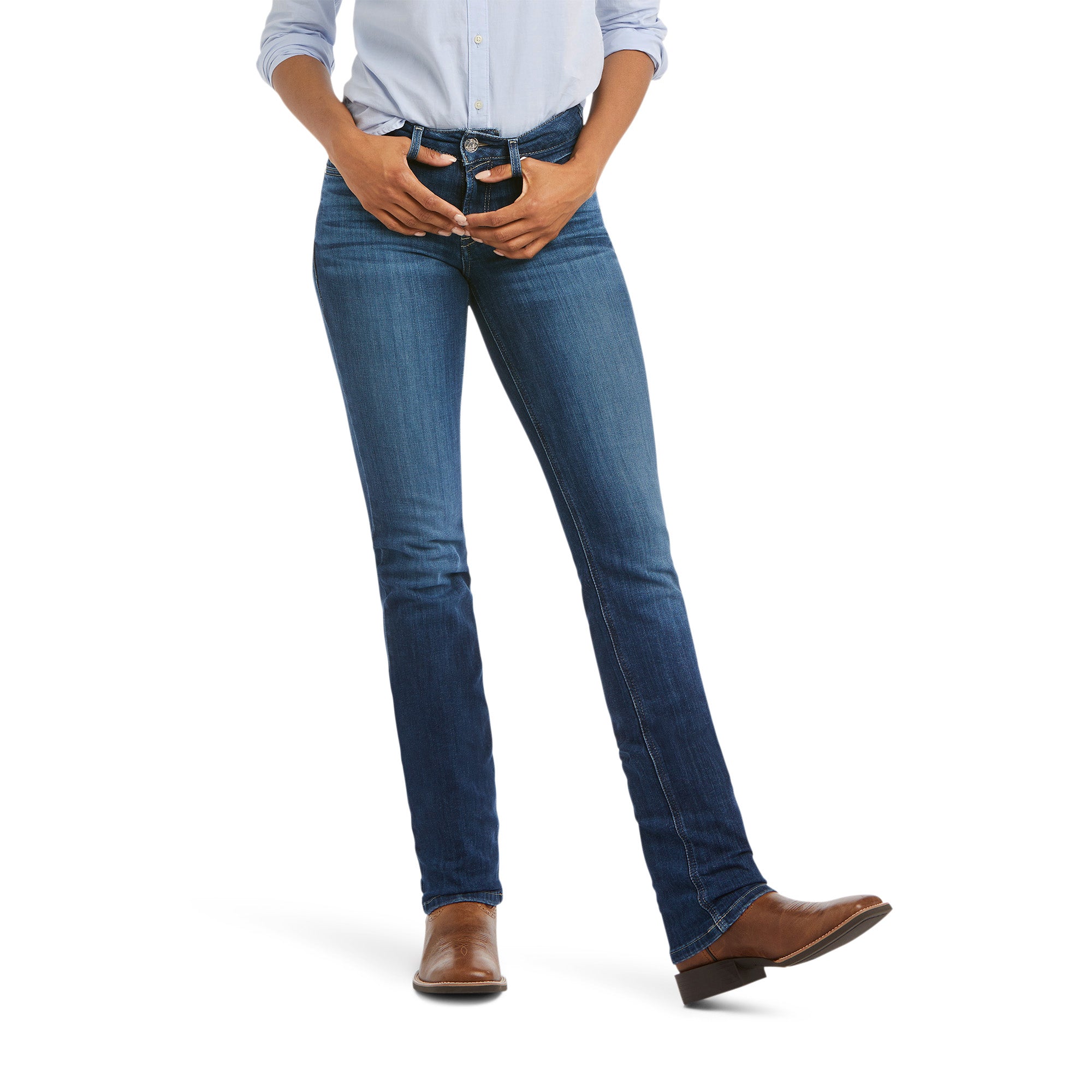 An image of the Ariat R.E.A.L. Perfect Rise Abby Straight Jean