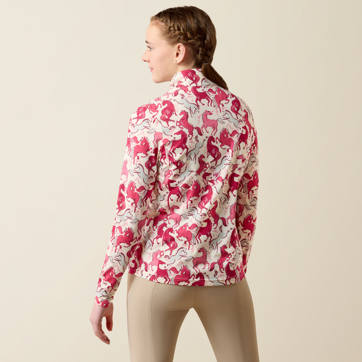 Youth Lunaveil 1/4 Zip LS Baselayer