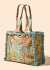 An image of the Powder Fringed Box Tote Bag