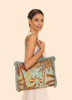 An image of the Powder Fringed Box Tote Bag