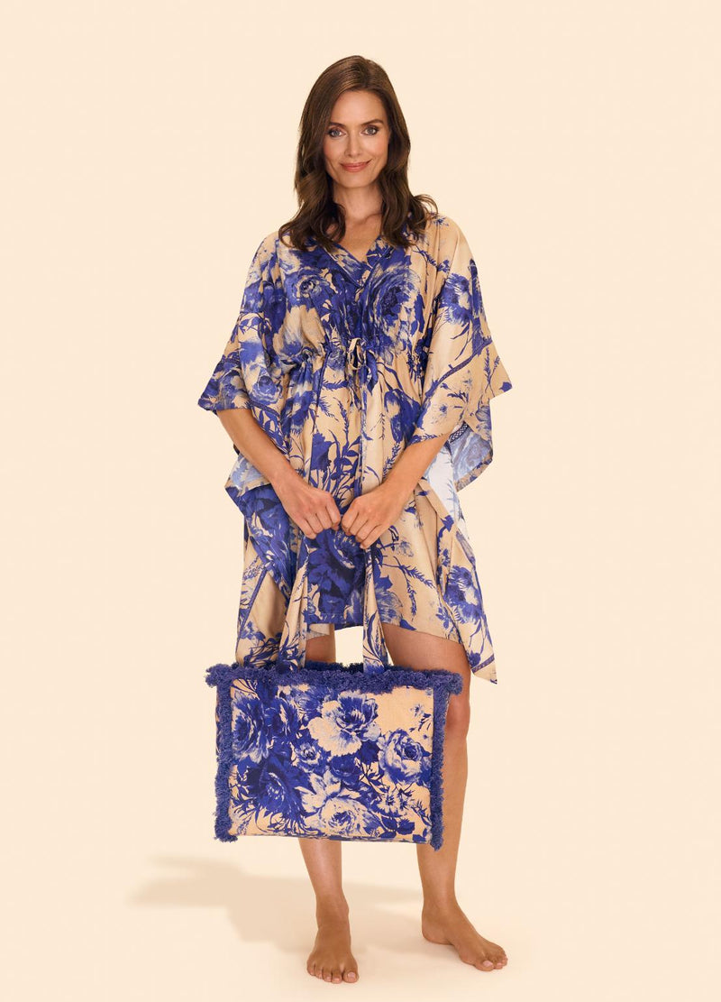 An image of the Powder Fringed Box Tote Bag