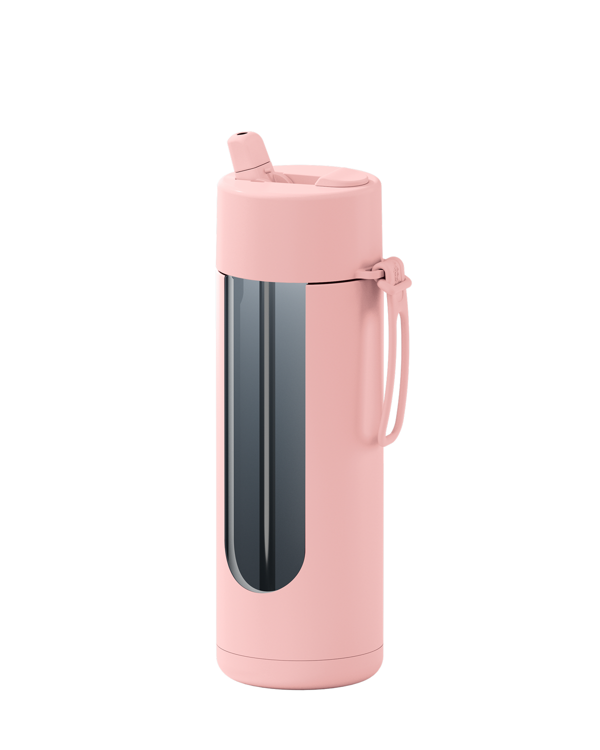 Ceramic Reusable Bottle with Flip Straw Lid - 20oz / 595ml
