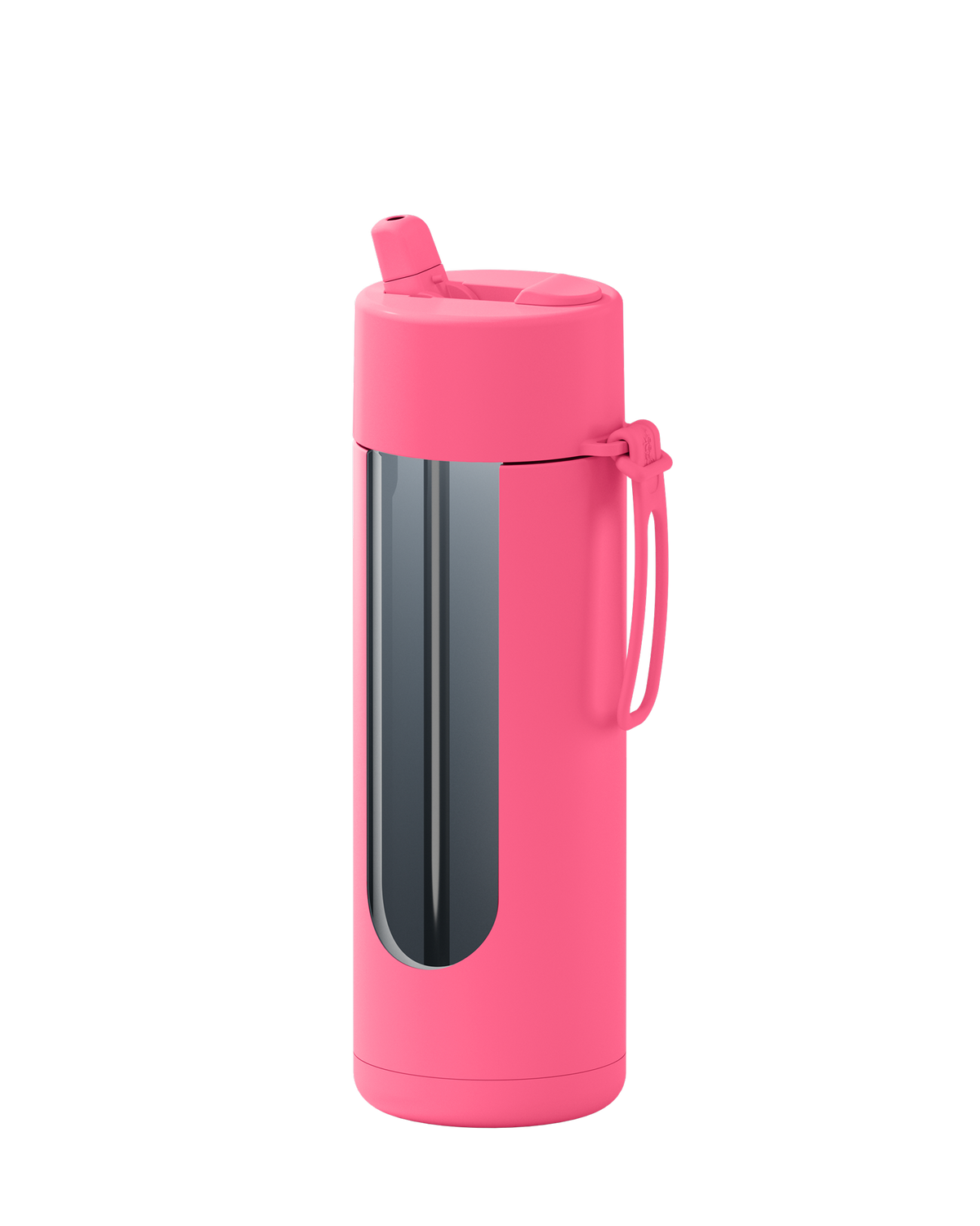 Ceramic Reusable Bottle with Flip Straw Lid - 20oz / 595ml