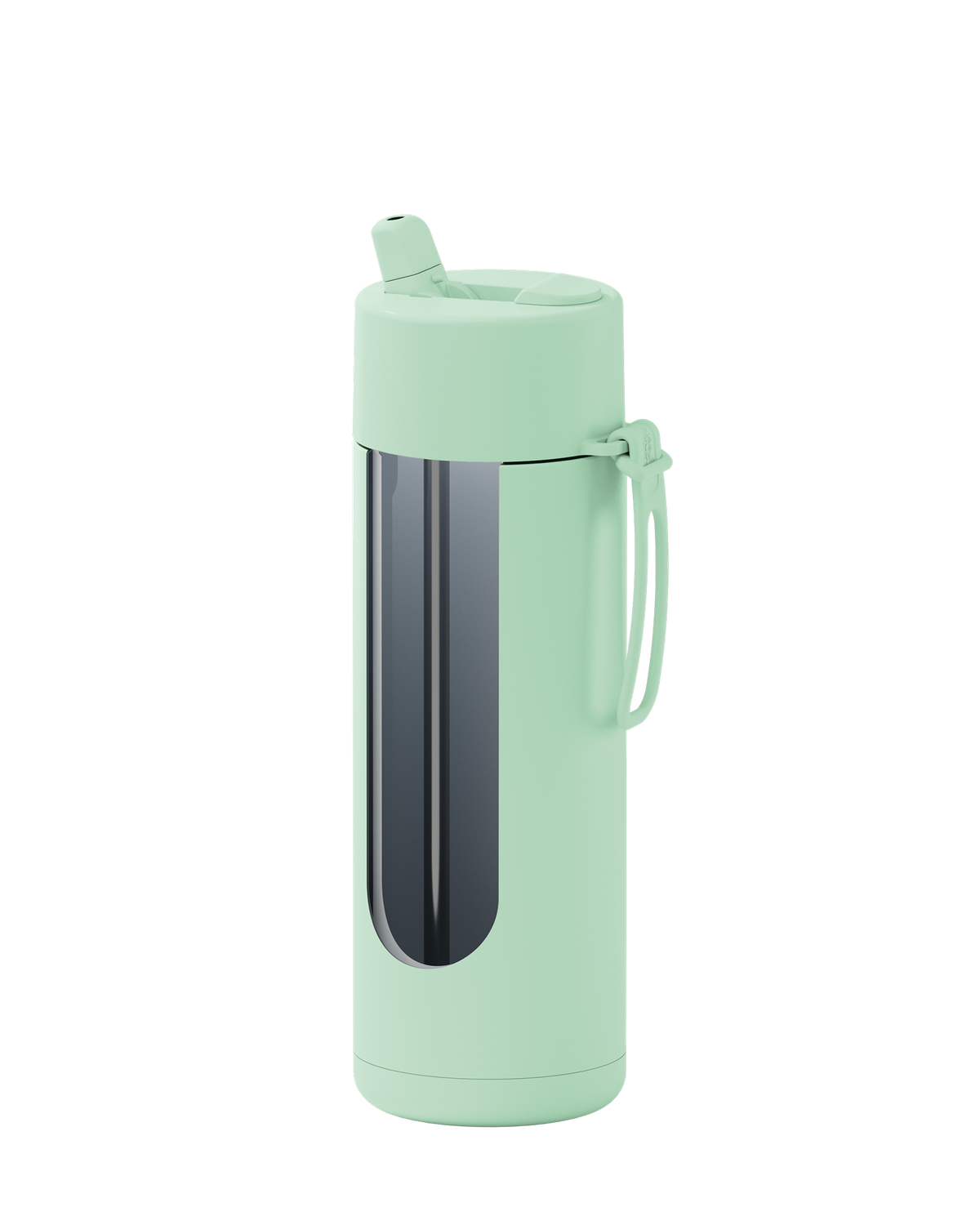 Ceramic Reusable Bottle with Flip Straw Lid - 20oz / 595ml