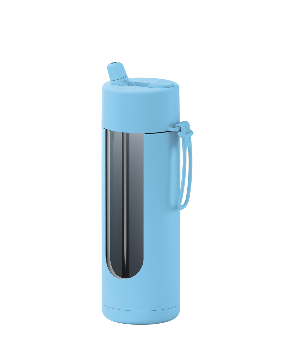 Ceramic Reusable Bottle with Flip Straw Lid - 20oz / 595ml