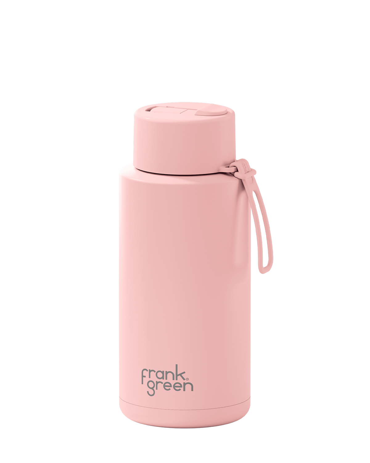 Ceramic Reusable Bottle with Flip Straw Lid - 34oz / 1L