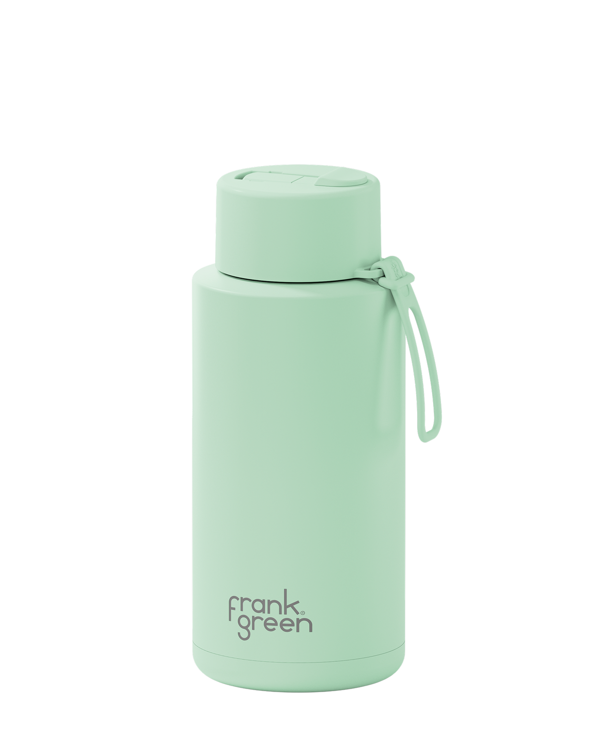 Ceramic Reusable Bottle with Flip Straw Lid - 34oz / 1L