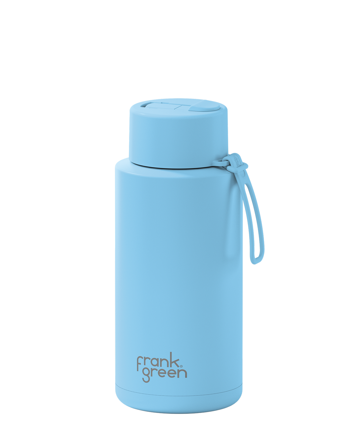 Ceramic Reusable Bottle with Flip Straw Lid - 34oz / 1L