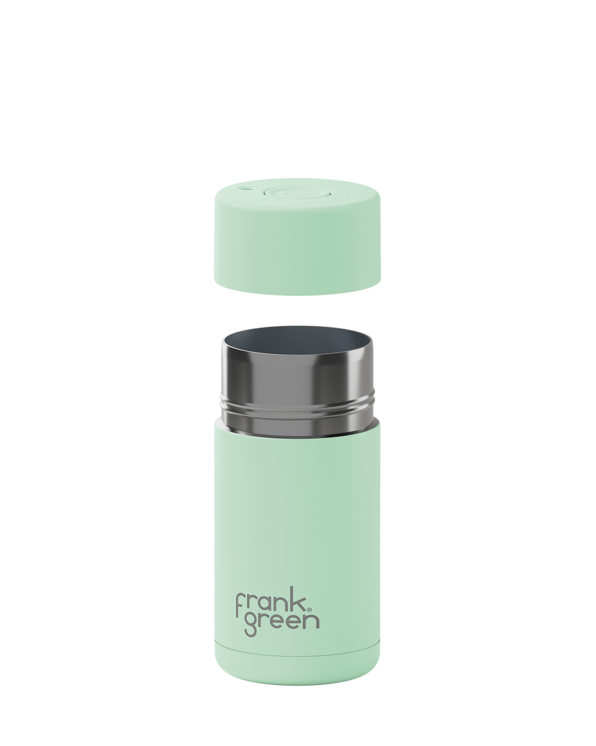 Ceramic Reusable Cup with Button Lid - 12oz / 355ml