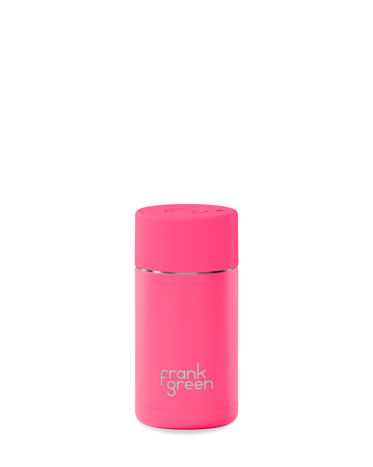 Ceramic Reusable Cup with Button Lid - 12oz / 355ml