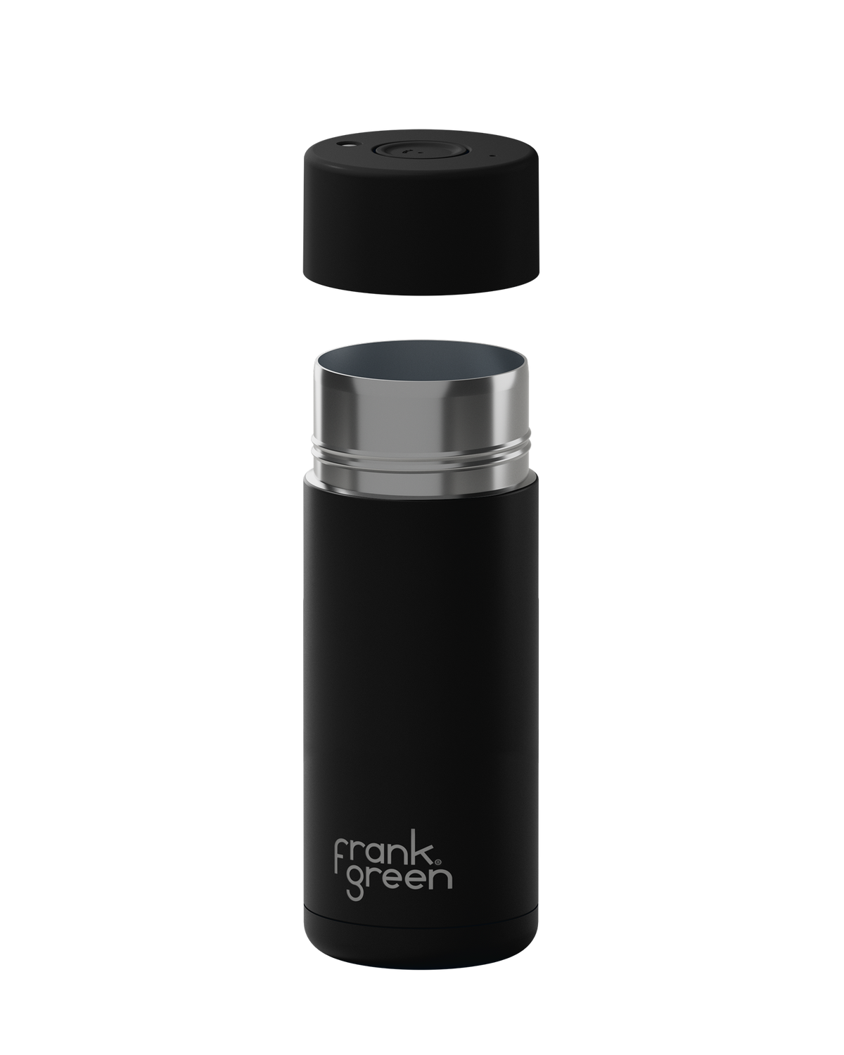 Ceramic Reusable Cup with Button Lid - 16oz / 475ml