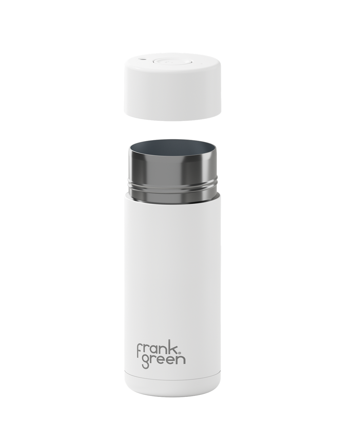 Ceramic Reusable Cup with Button Lid - 16oz / 475ml
