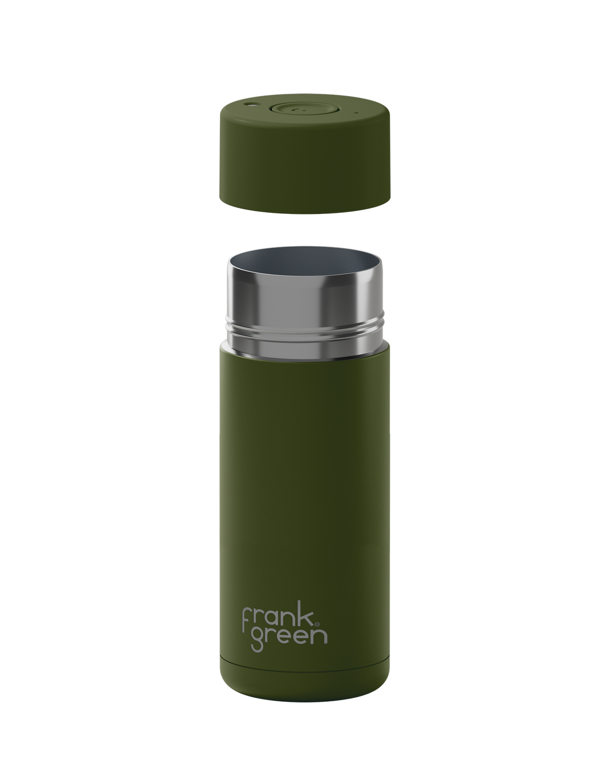 Ceramic Reusable Cup with Button Lid - 16oz / 475ml