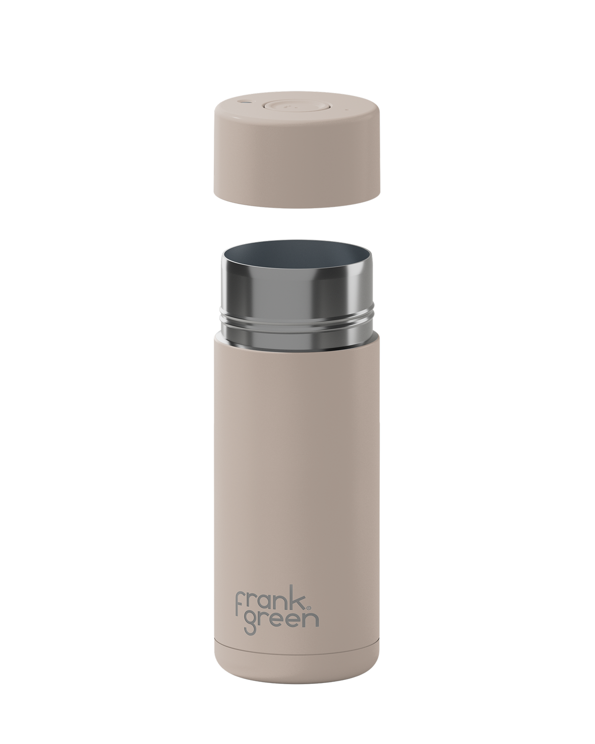 Ceramic Reusable Cup with Button Lid - 16oz / 475ml