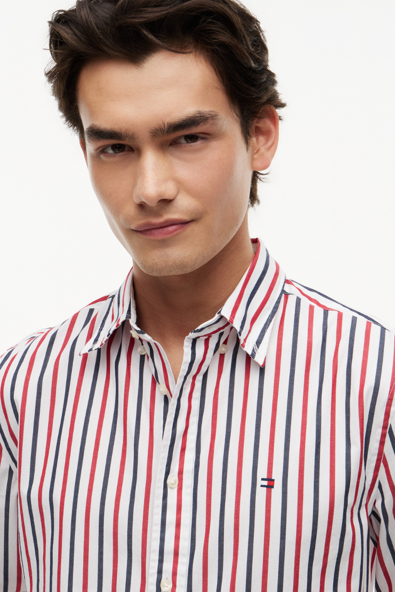 Flex Poplin Seasonal Stripe Shirt