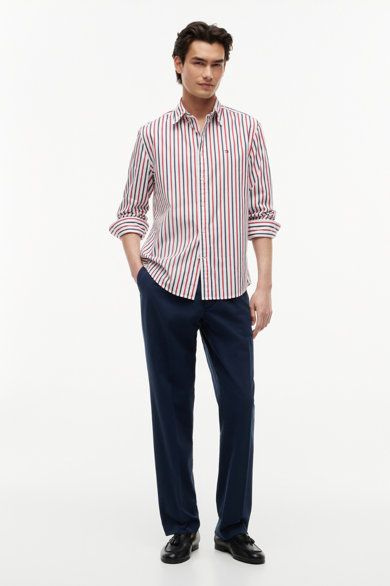 Flex Poplin Seasonal Stripe Shirt