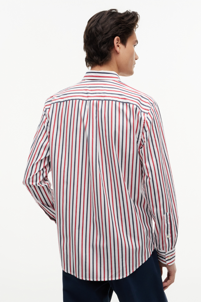 Flex Poplin Seasonal Stripe Shirt