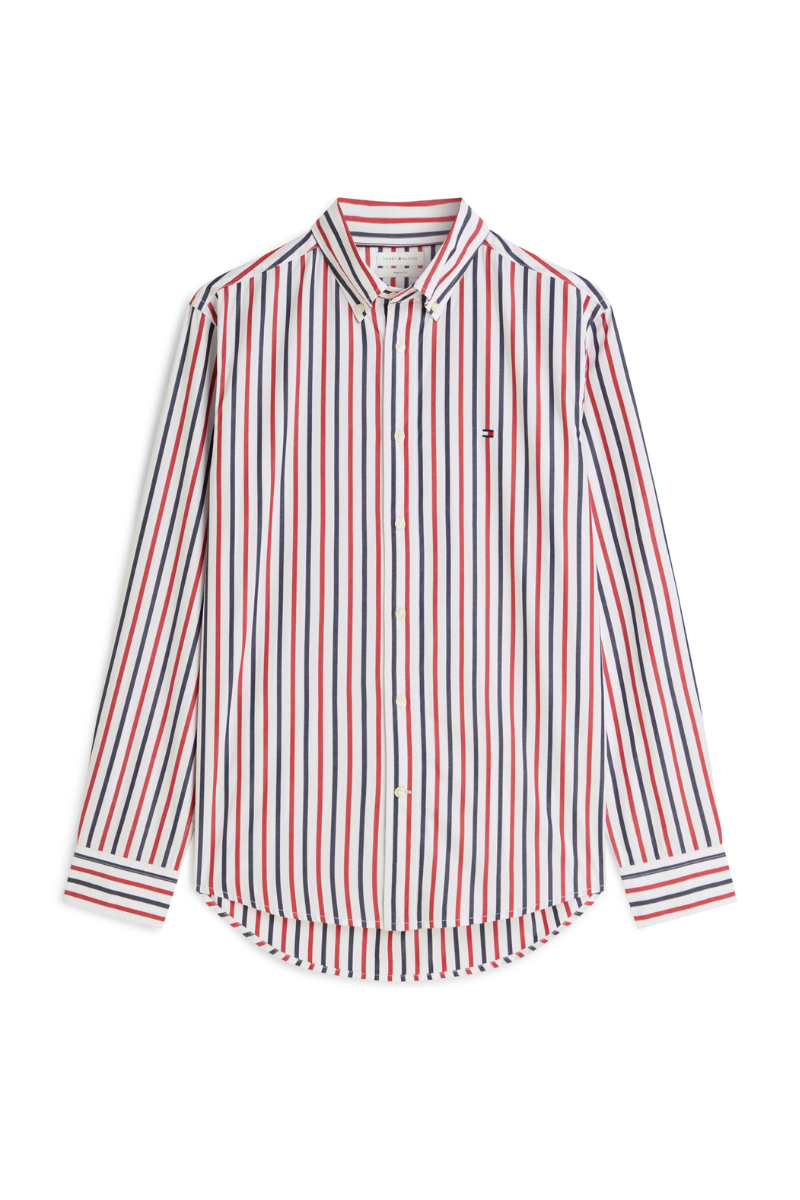 Flex Poplin Seasonal Stripe Shirt
