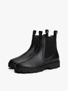 An image of the Tommy Hilfiger Leather Low Chelsea Boots