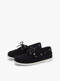 An image of the Tommy Hilfiger Hilfiger Suede Boat Shoe