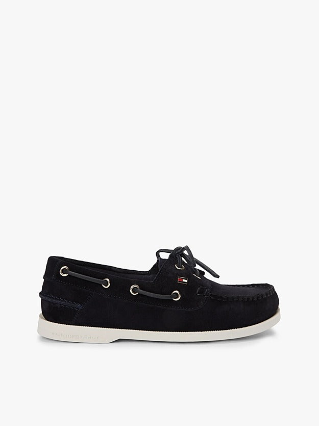 An image of the Tommy Hilfiger Hilfiger Suede Boat Shoe