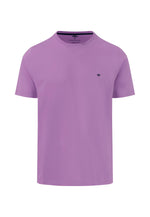 An image of the Fynch Hatton Basic T-Shirt in the colour Dusty Lavender.