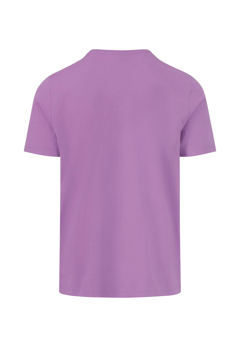 An image of the Fynch Hatton Basic T-Shirt in the colour Dusty Lavender.