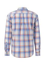 An image of the Fynch Hatton Long Sleeve Shirt in the colour Crystal Blue.