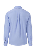 An image of the Fynch Hatton Long Sleeve Shirt in the colour Summer Breeze.